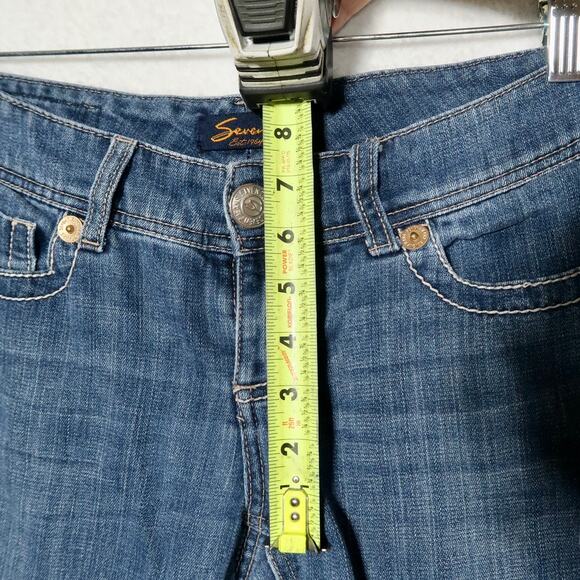 7 for all Mankind Jean Bermuda Lowe Rise Shorts Size 28 - Picture 2 of 6